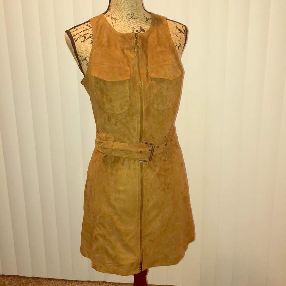Suede dress new